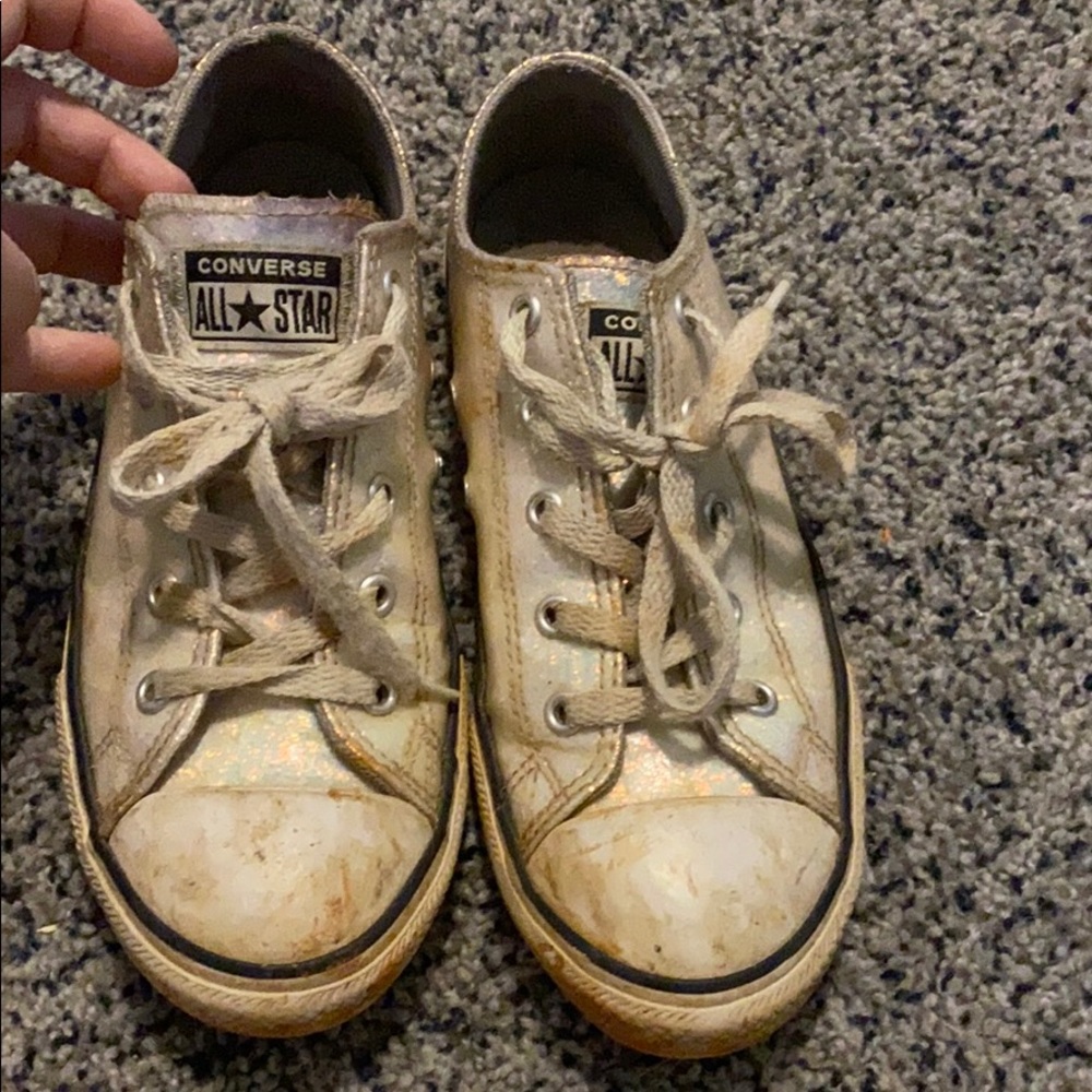 Glitter converse